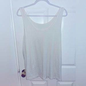 Ava Viv White 2X Tank Top